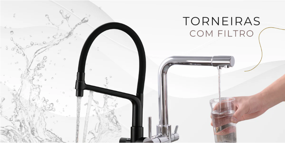 banner torneiras com filtro original